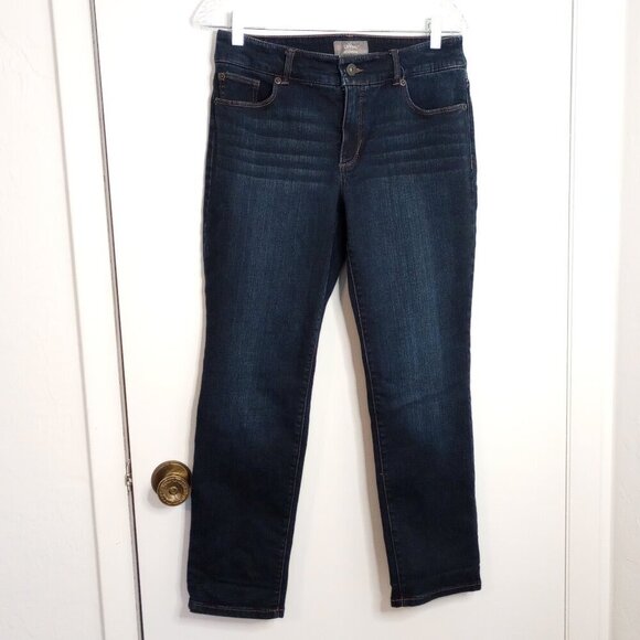 Chico's So Slimming 5-Pocket Ankle Jeans - Picture 1 of 8